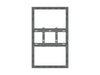 Multibrackets M Pro Series Enclosure 43" High Brightness Wall Small Black Signage Display Enclosures Multibrackets