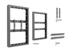 Multibrackets M Pro Series Enclosure 43" High Brightness Wall Small Black Signage Display Enclosures Multibrackets