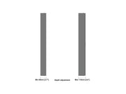 Multibrackets M Pro Series Enclosure 43" High Brightness Wall Small Black Signage Display Enclosures Multibrackets