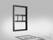 Multibrackets M Pro Series Enclosure 43" High Brightness Wall Small Black Signage Display Enclosures Multibrackets