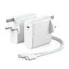 Alogic WCG1X100-UK 100W GaN Charger - Includes 2m USB-C Cable