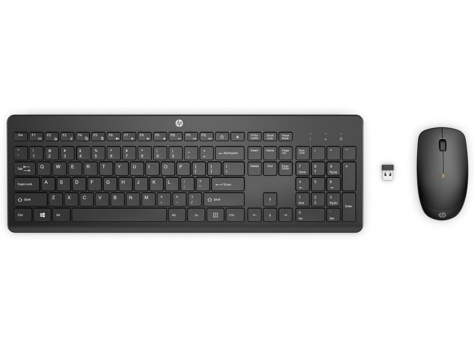HP 235 Wireless Keyboard & Mouse Combo – Nordic Layout, Quiet Typing | 1Y4D0UT#UUW