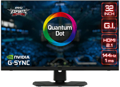 MSI Optix MPG321UR-QD 32" 144Hz 1ms 4K Ultra HD Gaming Monitor Gaming Monitor MSI