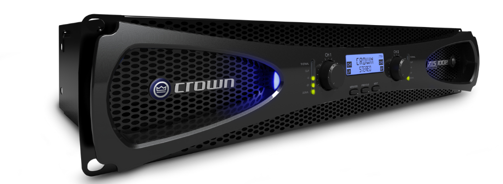 Crown XLS 1002 Two-channel, 350W @ 4Ω Power Amplifier Audio Amplifier Crown