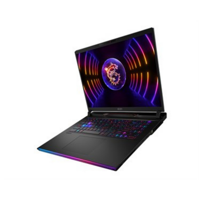 MSI GE78HX 13VI-062UK Raider i9-13980HX Notebook 43.2 cm (17") Quad HD+ Intel® Core™ i9 16 GB DDR5-SDRAM 2000 GB SSD NVIDIA GeForce RTX 4090 Wi-Fi 6E (802.11ax) Black