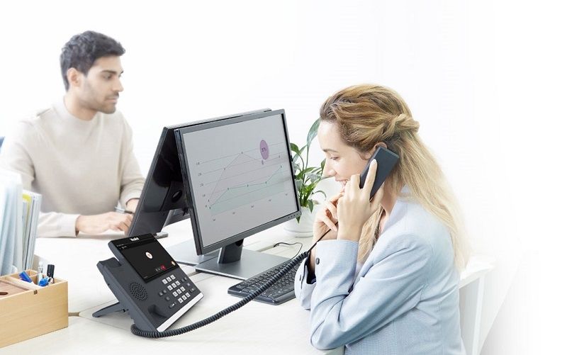 Yealink MP56 Teams Edition Mid-level Android 12.0-Powered Desk Teams Phone For Office Workers Audio Conferencing System Yealink