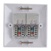 Lanview CAT6 Faceplate Dual Gang Outlet Box | LVN126188UK-2 Outlet Box Lanview
