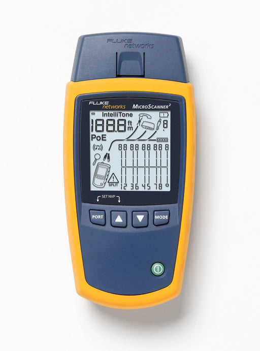 Fluke UTP/FTP/SSTP 460m LCD MicroScanner | MS2-100 Network Cable Tester Fluke