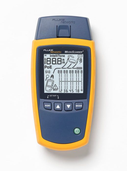 Fluke UTP/FTP/SSTP 460m LCD MicroScanner | MS2-100 Network Cable Tester Fluke