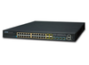 Planet Layer 3 24-Port 10/100/1000T 802.3at PoE + 4-Port 10G SFP+ Stackable Managed Switch | SGS-6341-24P4X