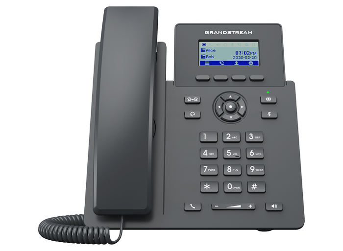 Grandstream GRP2601P 2-Line IP Phone with PoE, 5-Way Audio Conferencing & Noise Shield Technology IP Phone GrandStream
