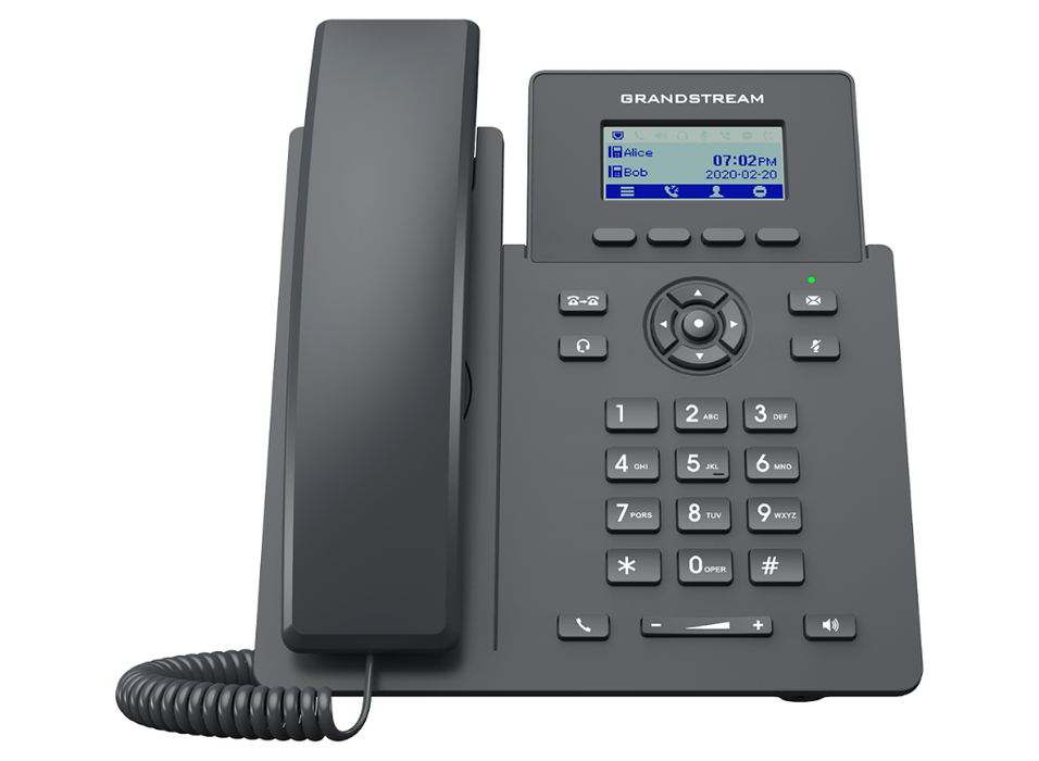 Grandstream GRP2601P 2-Line IP Phone with PoE, 5-Way Audio Conferencing & Noise Shield Technology GrandStream IP Phones GrandStream