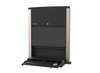 Ergotron CareFit™ Enclosure (Matte Black) For Wall-Mount Computer Workstation | 61-367-060
