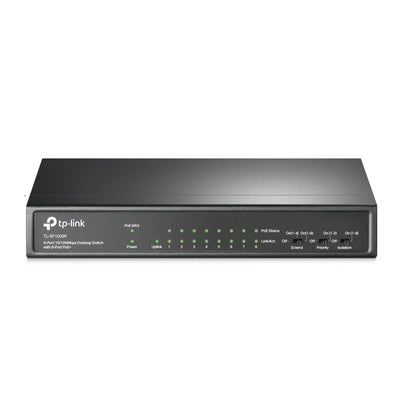 TP-Link TL-SF1009P 9-Port 10/100Mbps Desktop PoE Switch with 8-Port PoE+ TP-Link Switches TP-Link
