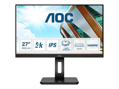 AOC 27" IPS 4MS 60Hz Desktop Monitor | U27P2 Desktop Monitor AOC