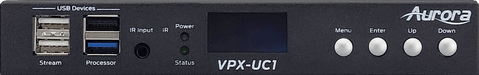 Aurora Multimedia VPX-UC1 Ultra 4K60 1G Unified Communication AVoIP Transceiver AV Extender Aurora