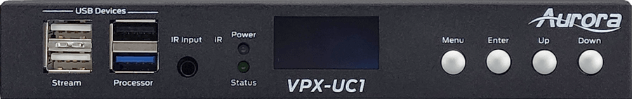 Aurora Multimedia VPX-UC1 Ultra 4K60 1G Unified Communication AVoIP Transceiver AV Extender Aurora