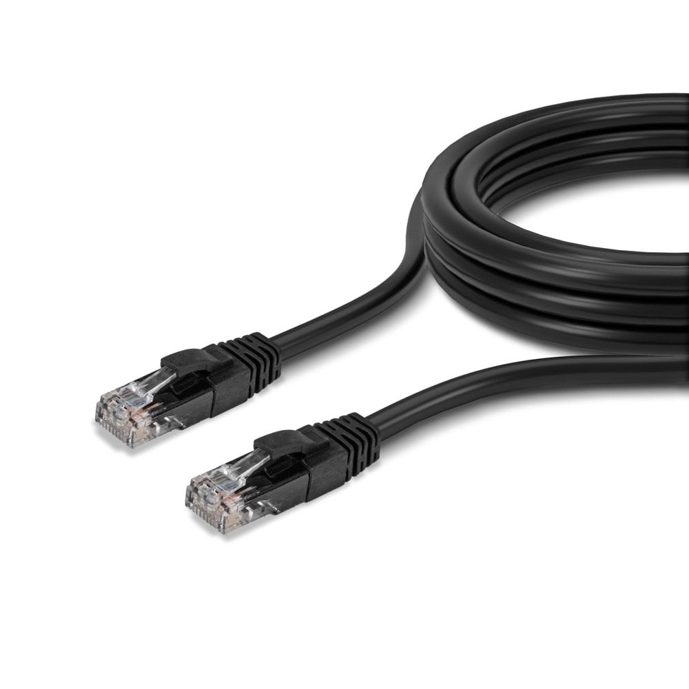 Lindy 1m Cat.6 U/UTP Network Cable, Black | 48077 LAN / Ethernet Cable Lindy