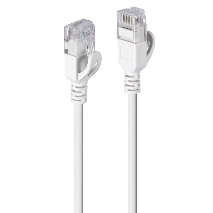 Lindy 1m Cat.6A U/UTP Ultra Slim Network Cable, Grey | 47582 LAN / Ethernet Cable Lindy