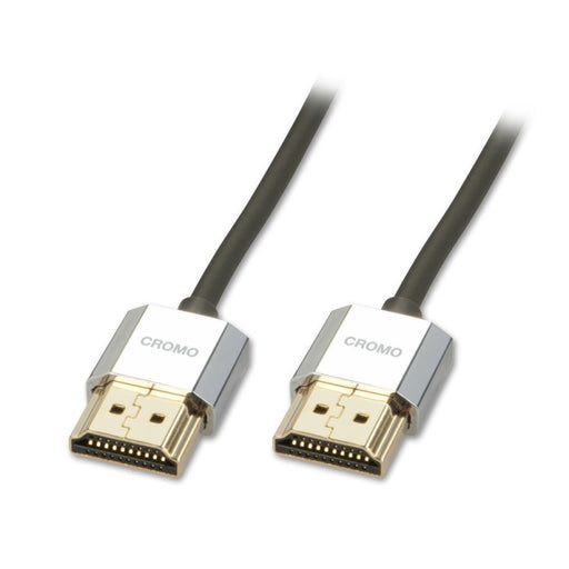 Lindy 1m CROMO Slim High Speed HDMI Cable with Ethernet | 41671