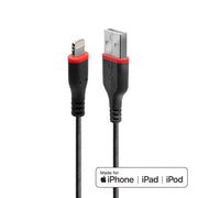 Lindy 1m Reinforced USB Type A to Lightning Charge & Sync Cable | 31291 USB Cable Lindy