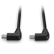 Lindy 1m USB 2.0 Right-Angled USB-C to Right-Angled USB-C Cable | 32009 USB Cable Lindy