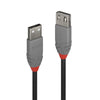 Lindy 1m USB 2.0 Type A Extension Cable, Anthra Line | 36702