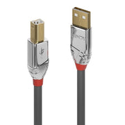 Lindy 1m USB 2.0 Type A to B Cable, Cromo Line | 36641 USB Cable Lindy