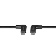 Lindy 1m USB 3.2 Right-Angled USB-C to Right-Angled USB-C Cable, 10Gbps | 32023 USB Cable Lindy