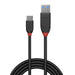 Lindy 1m USB 3.2 Type A to C Cable, 10Gbps, Black Line | 36916 USB-C Cable Lindy