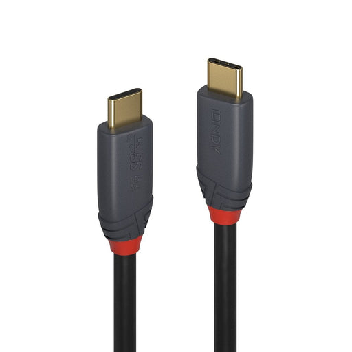 Lindy 1m USB 3.2 Type C to C Cable, 20Gbps, 5A, PD, Anthra Line | 36901 USB-C Cable Lindy