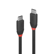 Lindy 1m USB 3.2 Type C to C Cable, 20Gbps, Black Line | 36906 USB Cable Lindy