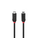 Lindy 1m USB4 240W Type C Cable, Black Line | 37001 USB-C Cable Lindy
