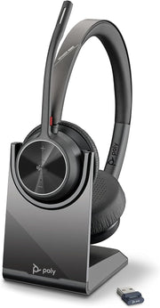 Poly Voyager 4320 UC Wireless Headset & Charge Stand Headset Poly