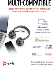 Poly Voyager 4320 UC Wireless Headset & Charge Stand Headset Poly