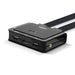 Lindy 2 Port DisplayPort 1.2, USB Type C, USB 2.0 & Audio Cable KVM Switch | 42346 Switches Lindy