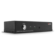 Lindy 2 Port Dual Head DisplayPort 1.2 KVM Switch | 39306 Switches Lindy