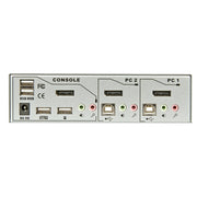 Lindy 2 Port KVM Switch Pro USB 2.0, DisplayPort 1.2 with TTU | 39304 Switches Lindy