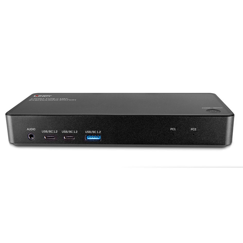 Lindy 2 Port Type C MST KVM Docking Station | 43202 Switches Lindy