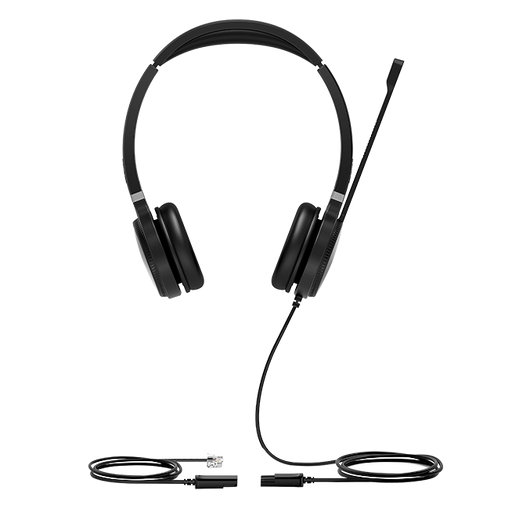 Yealink YHS36MONO Single Ear QD To RJ9 HD Headset For Yealink Handsets