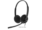 Yealink YHS34DUAL Dual Ear QD To RJ9 Headset For Yealink Handsets Headset Yealink