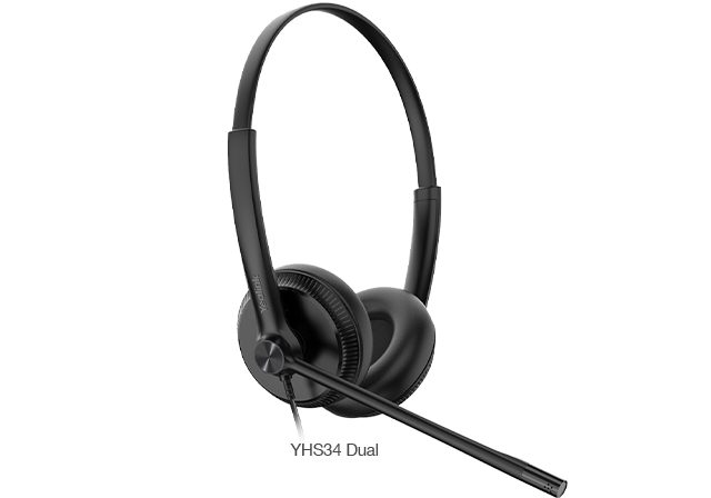 Yealink YHS34MONO Single Ear QD TO RJ9 Headset For Yealink Handsets Headset Yealink