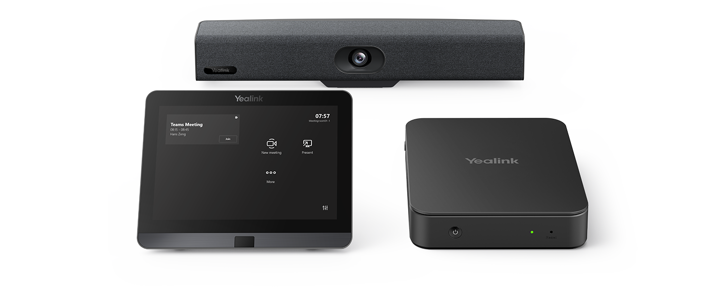 Yealink Microsoft Teams Rooms System for Focus and Small Meeting Rooms | MVC340-C4-000 Video Conferencing System Yealink