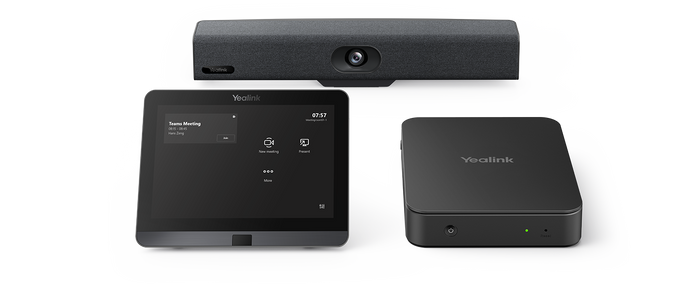 Yealink Microsoft Teams Rooms System for Focus and Small Meeting Rooms | MVC340-C4-000 Video Conferencing System Yealink