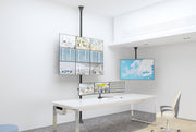 Multibrackets MBFC3X3U-F100 M Floor to Ceiling Mount Pro - Up to 15"-32" Screen Floor to Ceiling Display Mount Multibrackets