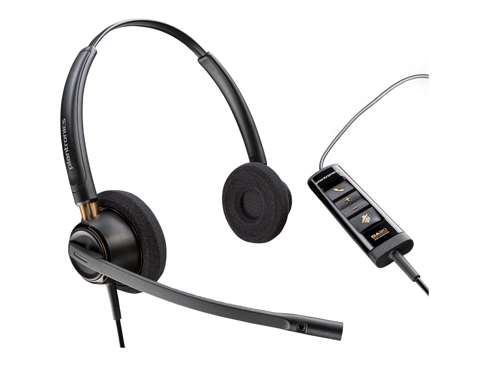 Poly EncorePro Wired Black Headset Headset Poly