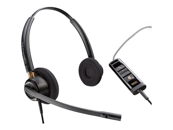 Poly EncorePro Wired Black Headset Headset Poly