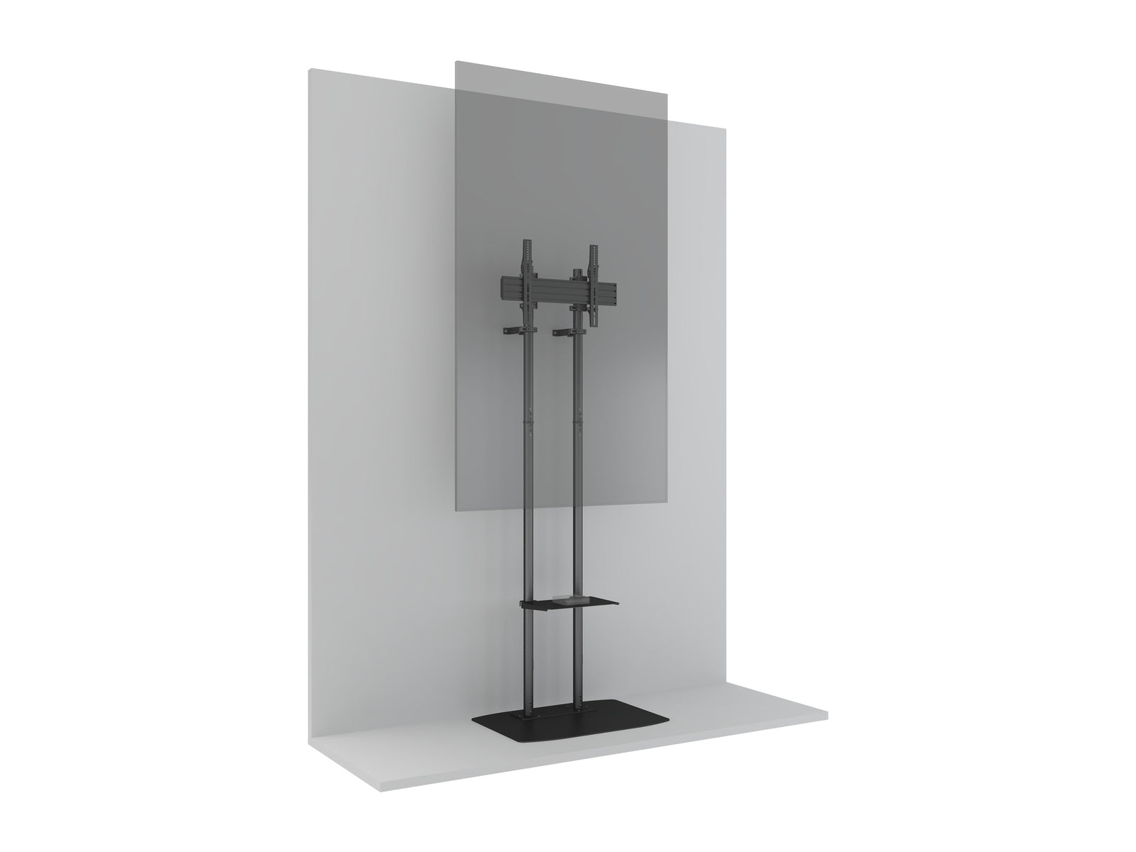 Multibrackets M Pro Dual Pole Floorstand For 75"-98" Screens | 7340234812059