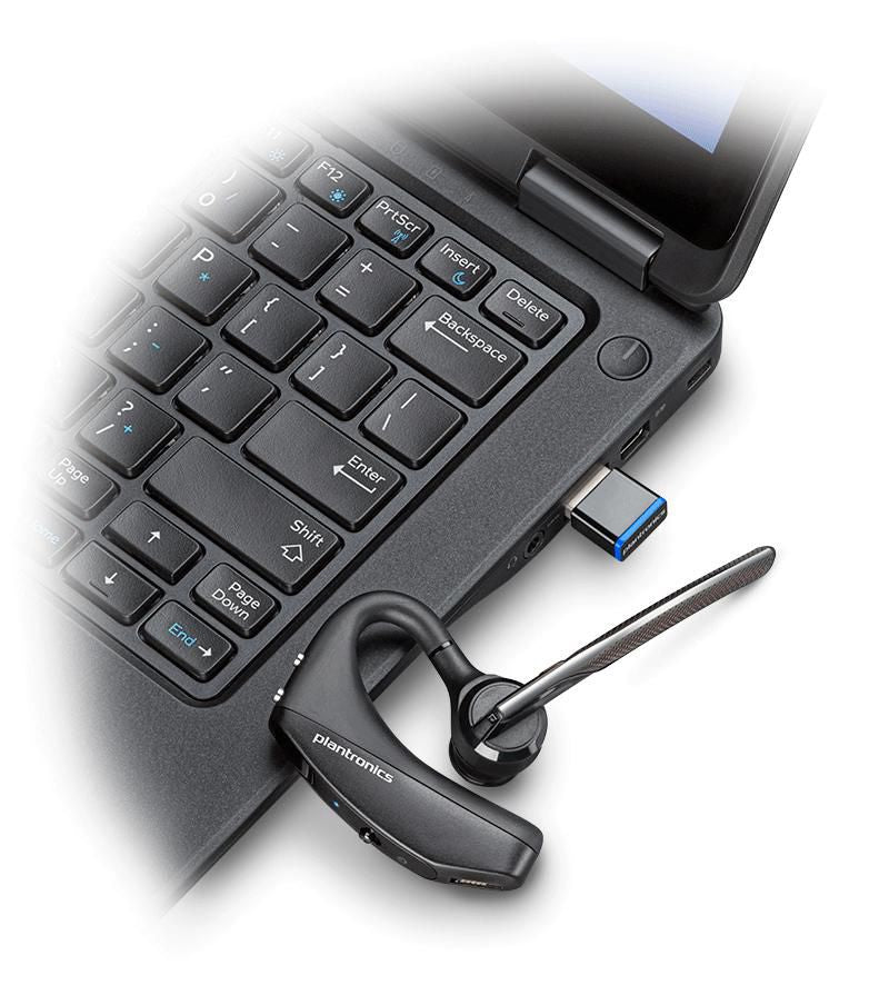 POLY Voyager 5200 UC Wireless In-ear Bluetooth Black Headset Headset Poly