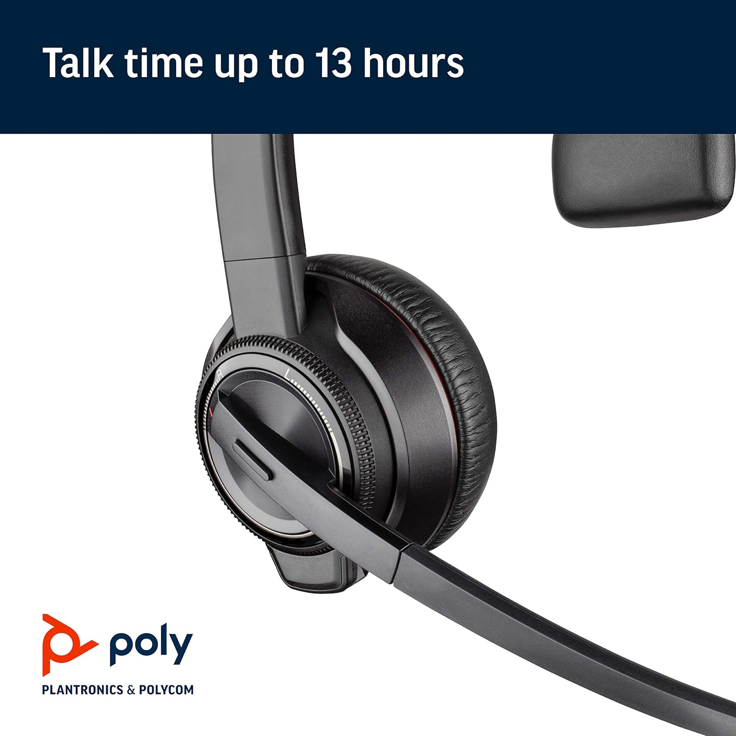 Poly W8210/A UC Wireless Black Headset Headset Poly